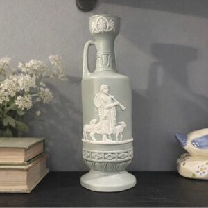 Wedgwood's jasperware vintage Japanese ceramic bud vase